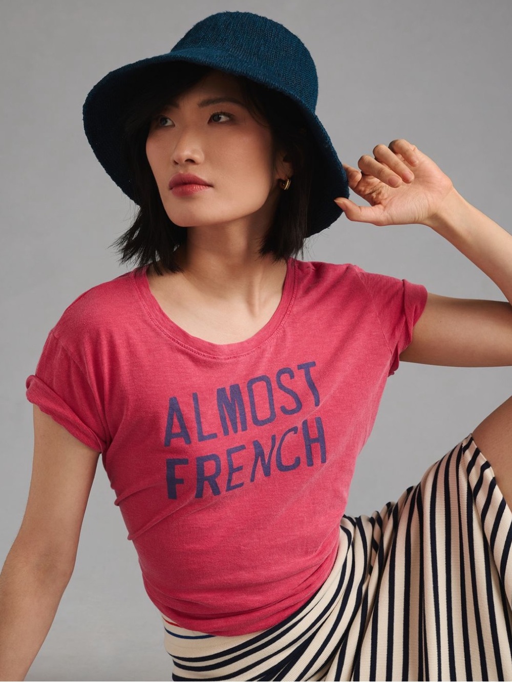 Sundry Almost French Vintage Tee